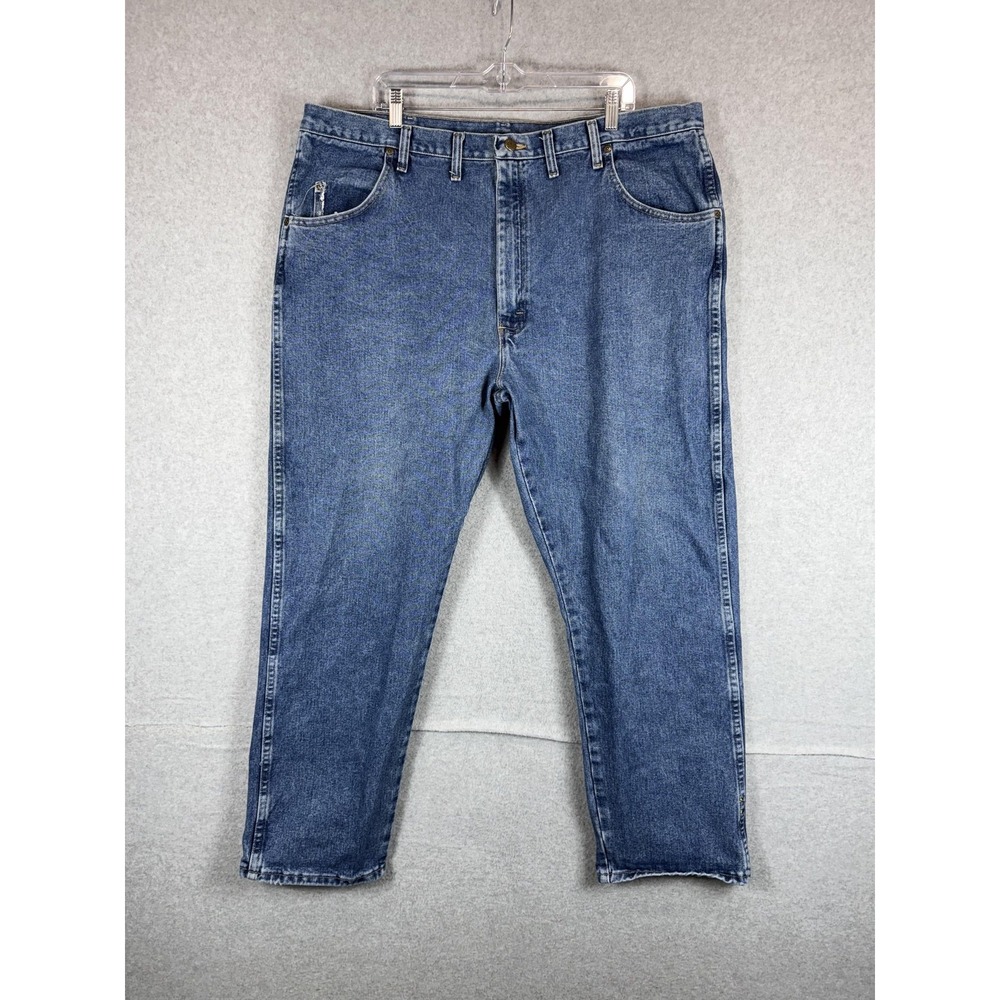 Wrangler Rugged Wear‎ Jeans Mens 44x30 Blue Classic Fit Denim Straight Leg Pants
